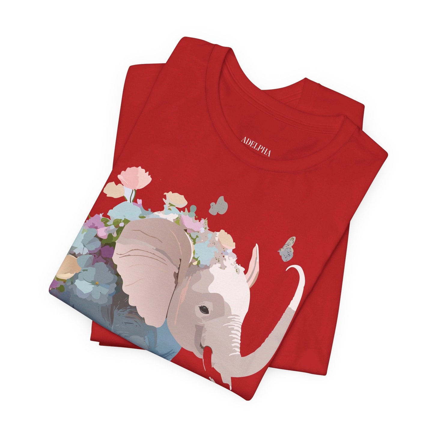 Elephant Graphic Tee Unisex Vintage Inspired Artwork Premium Adelpha Jersey Short Sleeve