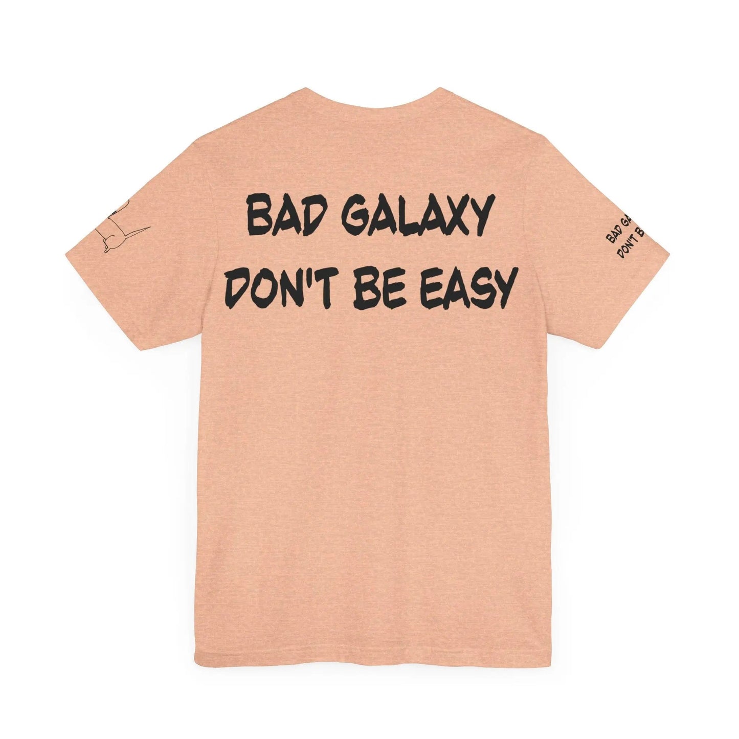 Funny Dog Tee Shirt From Bad Galaxy 100 Percent Cotton Made In USA With Eco Friendly Inks