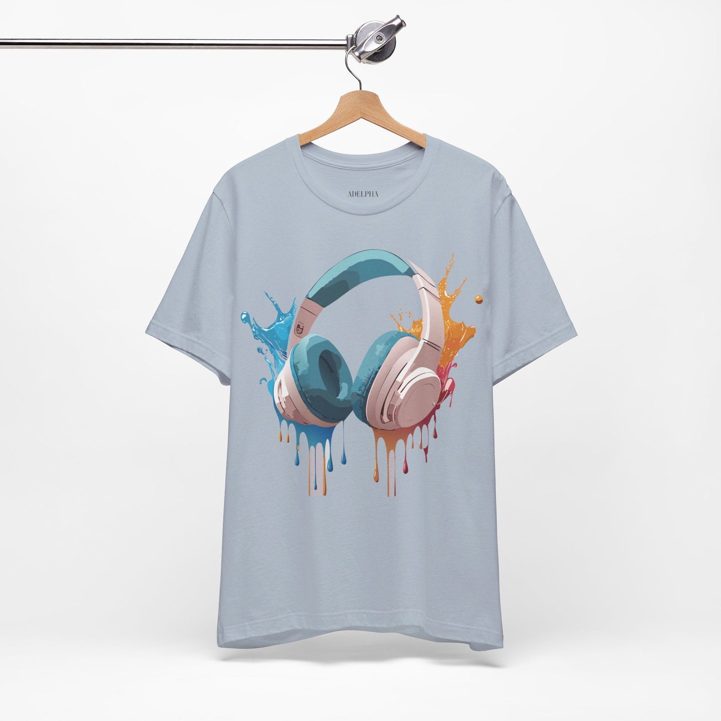 Music Graphic T Shirt Unisex Jersey Short Sleeve With Vintage Inspired Artwork Adelpha