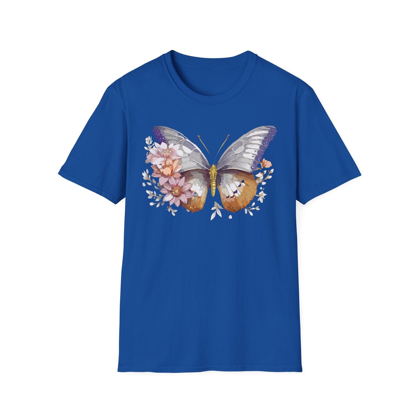 Butterfly Shirt Unisex T Shirt 100 Percent Ring Spun Cotton Gildan Softstyle Tee