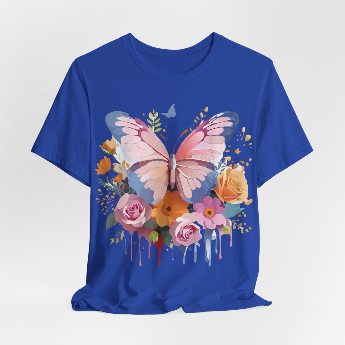 Butterfly Graphic Tee Unisex Short Sleeve Jersey Shirt By Adelpha