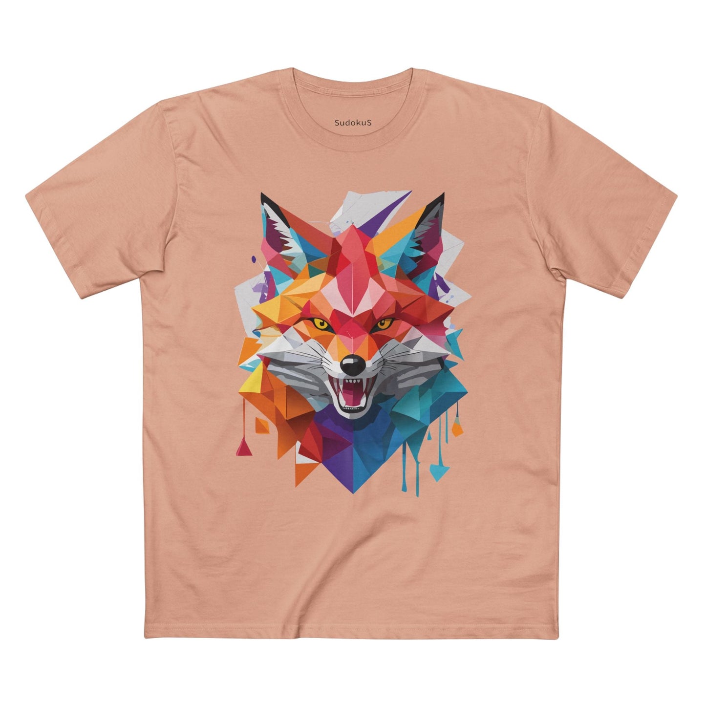 Fox Graphic Unisex 100 Cotton Staple Tee with Animal Design Artwork 21