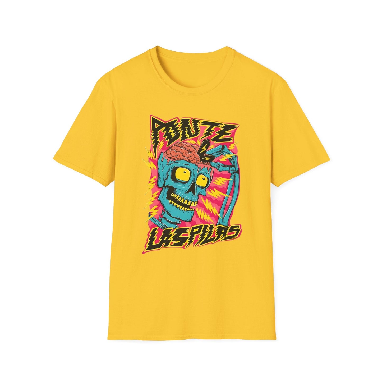 Skull Tee Shirt Unisex Skeleton Shirt Gildan Softstyle 64000 100 Percent Ring Spun Cotton