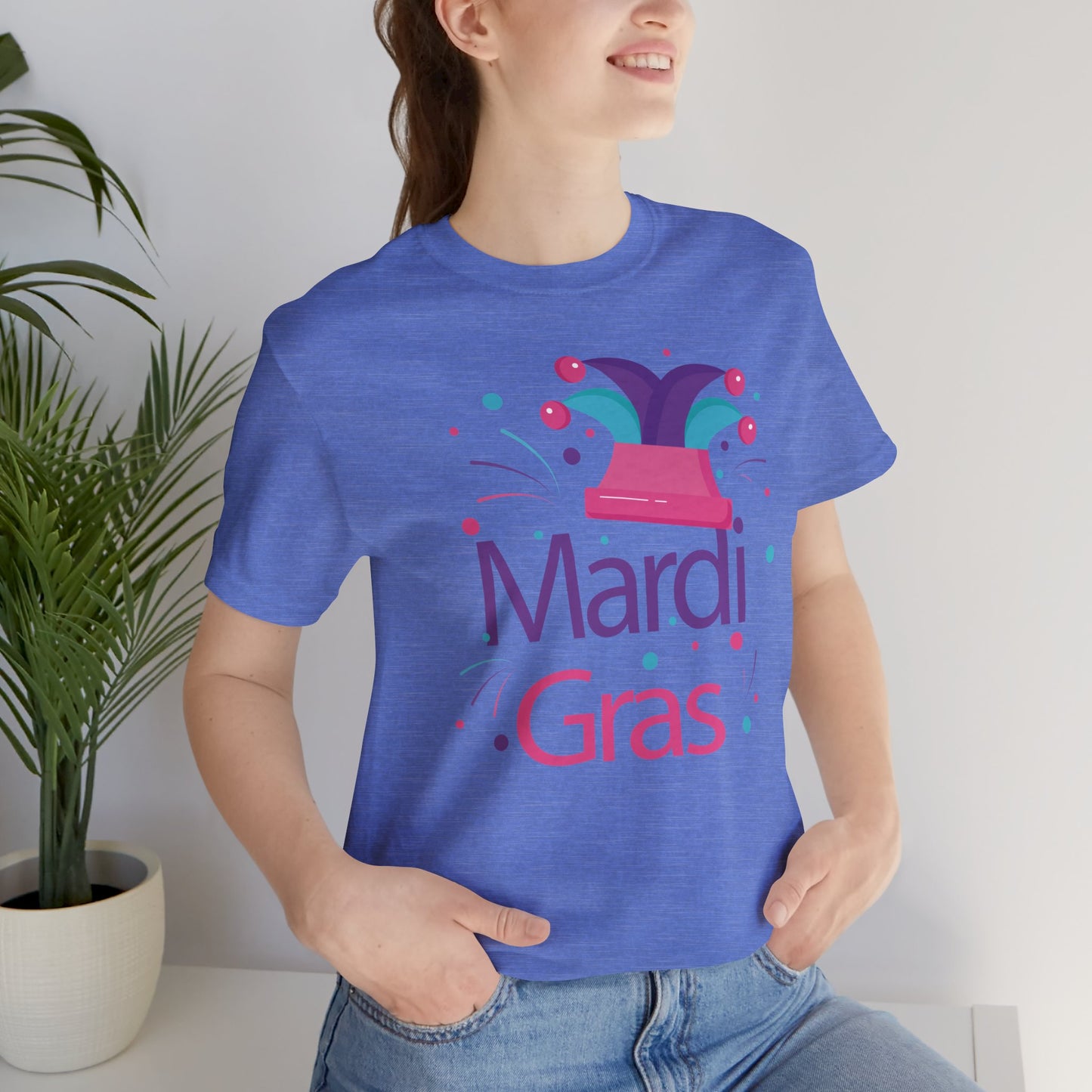 Unisex Cotton Tee Shirt for Mardi Gras