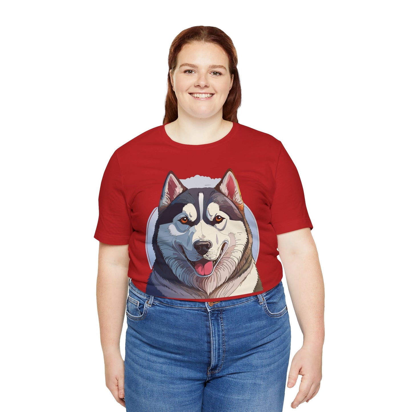 Unisex Animal Shirt Art Design Tee With Wild Animals Graphic Print Short Sleeve Style