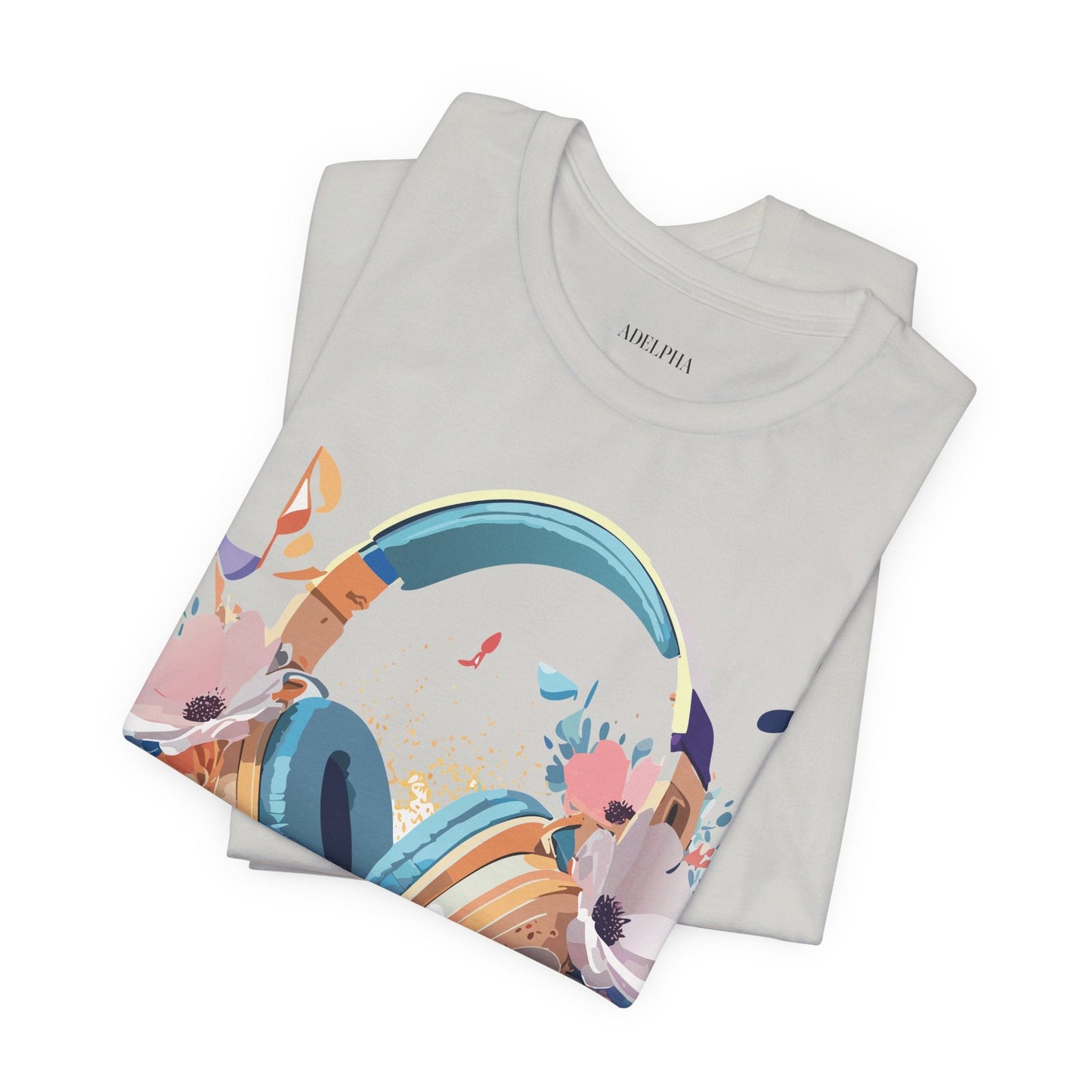 Adelpha Graphic Unisex Music T Shirt With Vintage Inspired Artwork Short Sleeve Tee