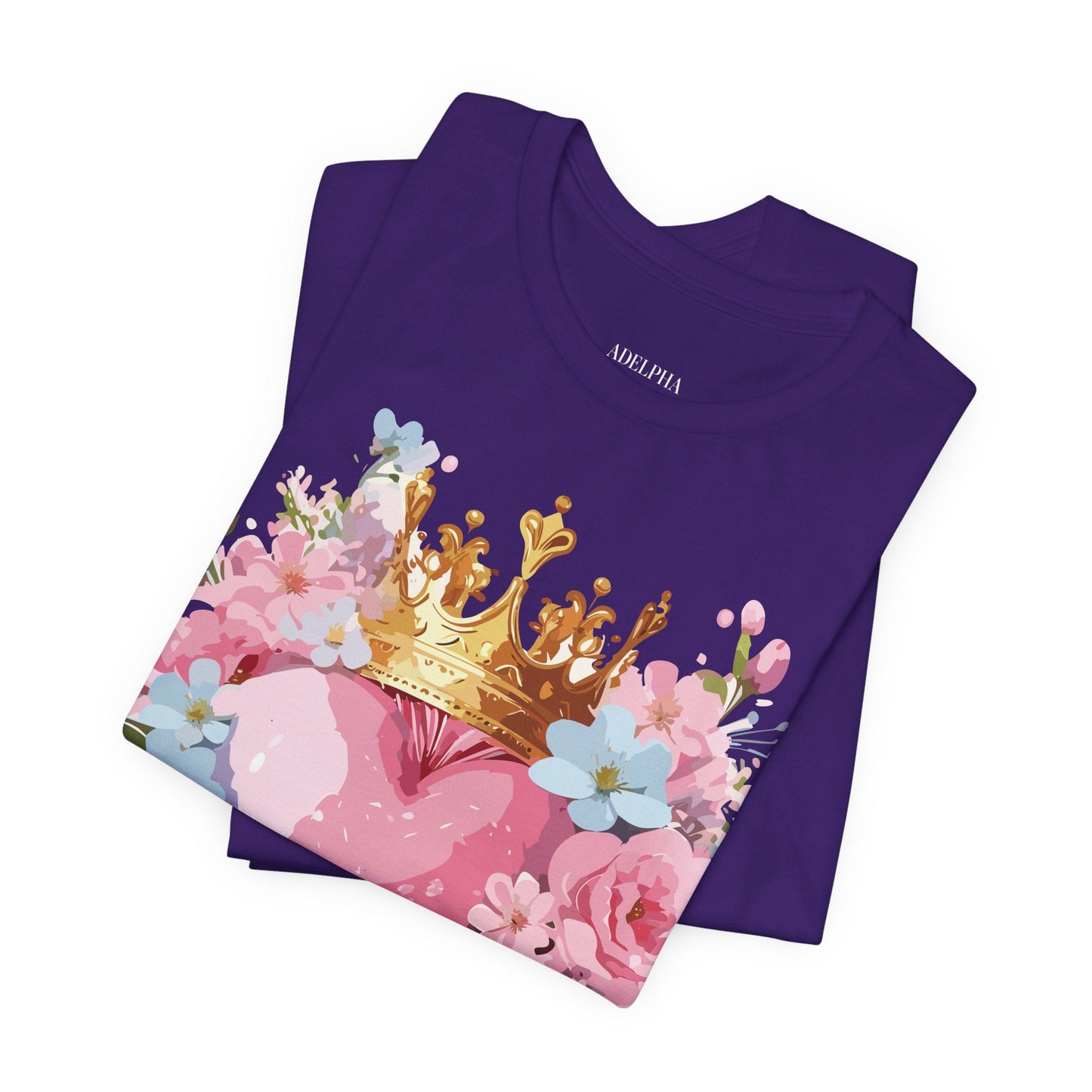 Valentine Day Graphic Unisex 100 Cotton Vintage Artwork with Love and Flower Design Tee 18
