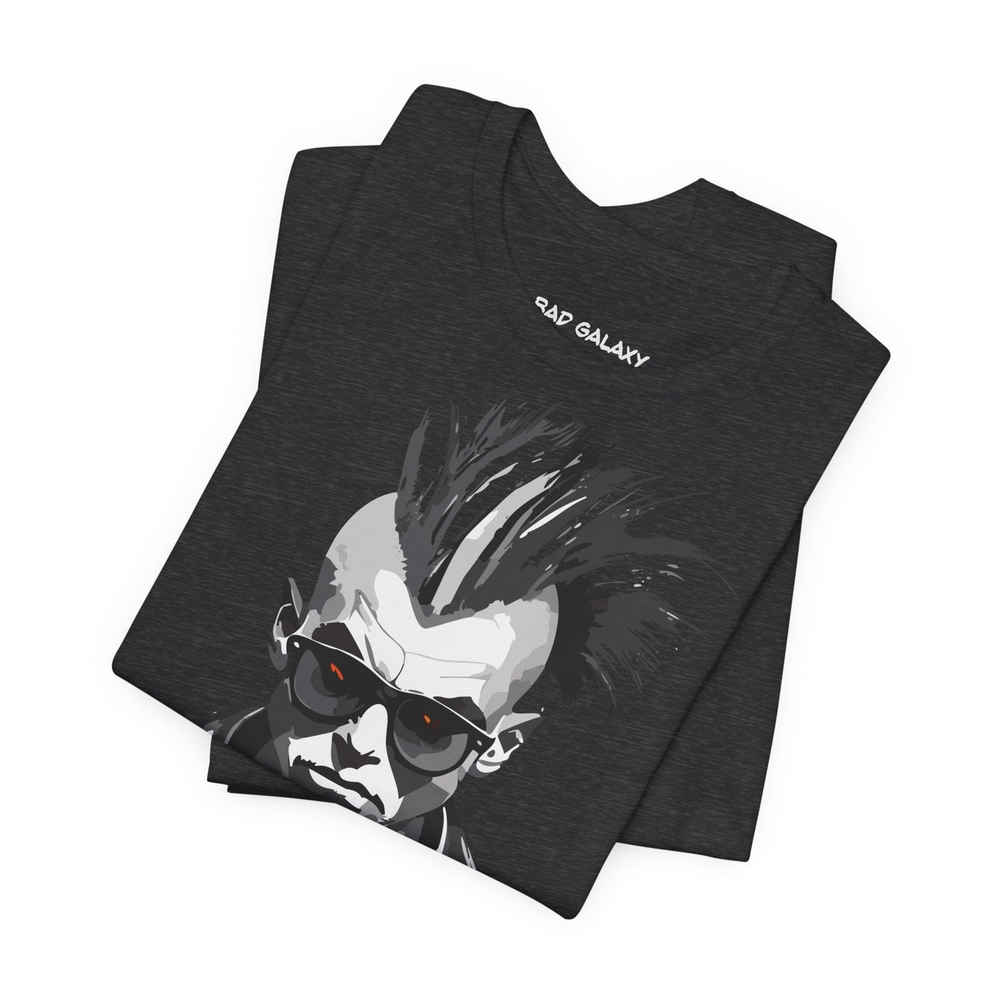 Punk Rock Tee Shirt From Bad Galaxy Made To Order 100 Percent Cotton Eco Friendly Inks