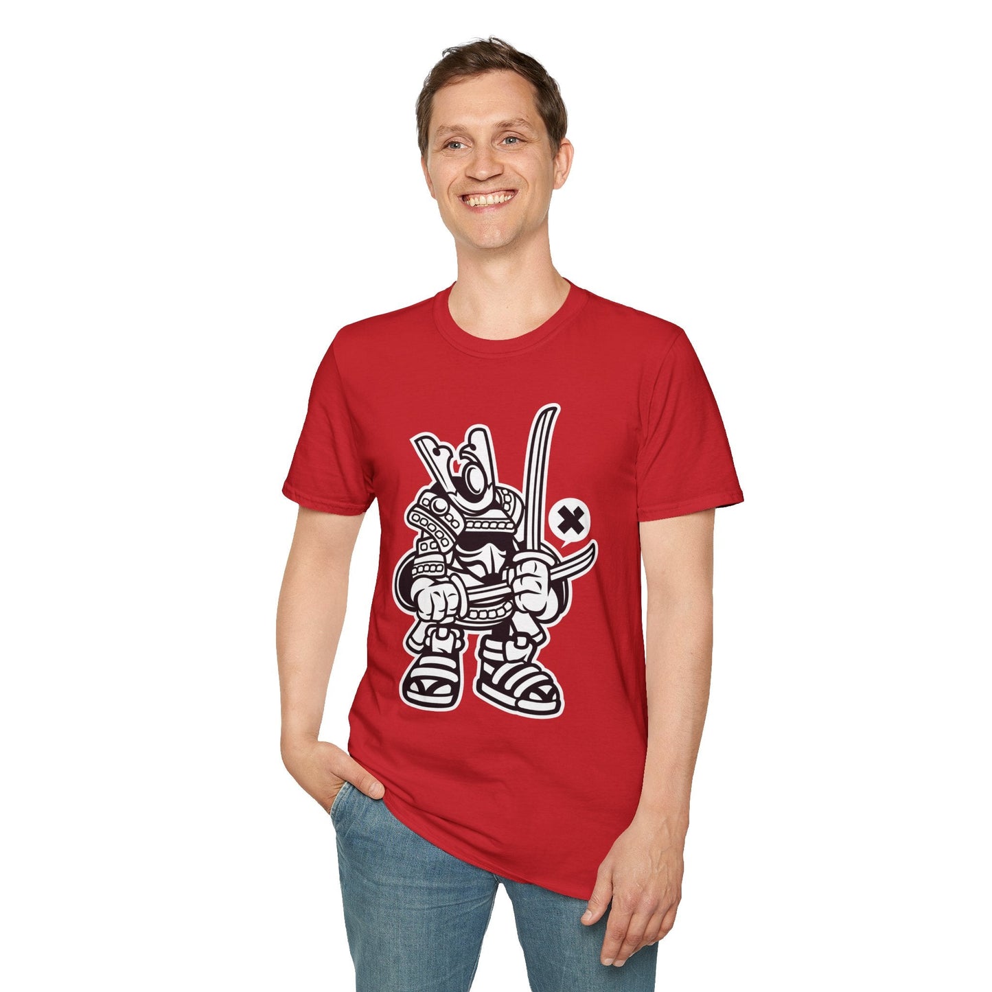 Cartoon T Shirt Unisex Animation Tee Funny Tee Gildan Softstyle 64000 100 Percent Cotton