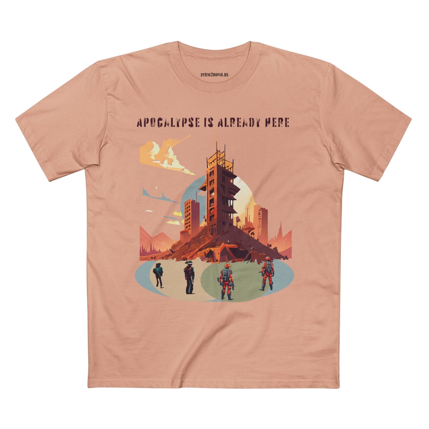 Cataclysm Doomsday Shirt Unisex Premium Cotton Tee With Original Retro Art Design