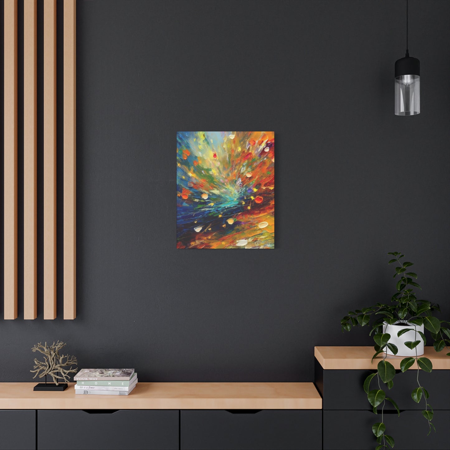 Abstract Oil Painting Print Canvas 20x24,20x30,24x30 24x32,24x36,30x40 32x48,36x48,40x60 Pine-Wood Inner Frame ABS-121