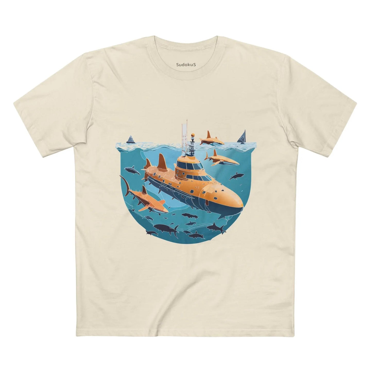 Ocean Coast Graphic Unisex 100 Cotton Staple Tee 18