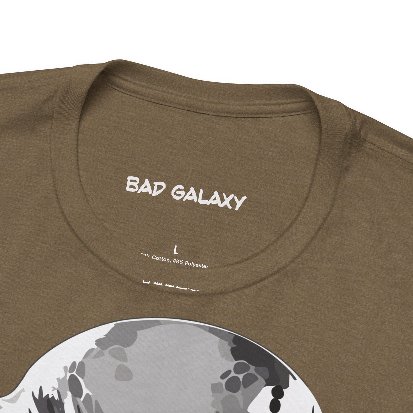 Tee Shirt With Alien From Bad Galaxy 100 Percent Cotton Made In USA Free Shipping