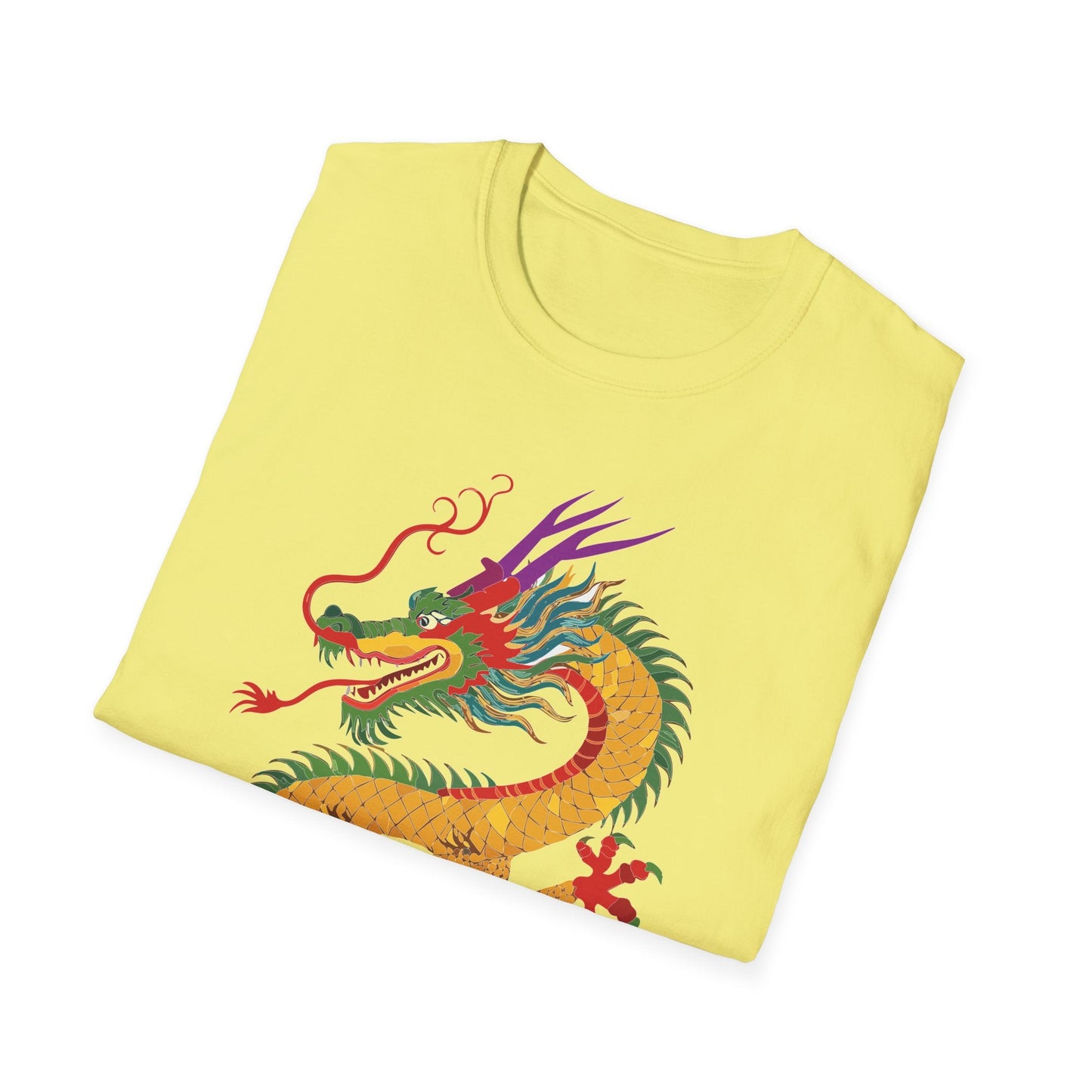 Dragon T Shirt Unisex Dragon Shirt Animal Design Softstyle Ring Spun Cotton Tee Comfort
