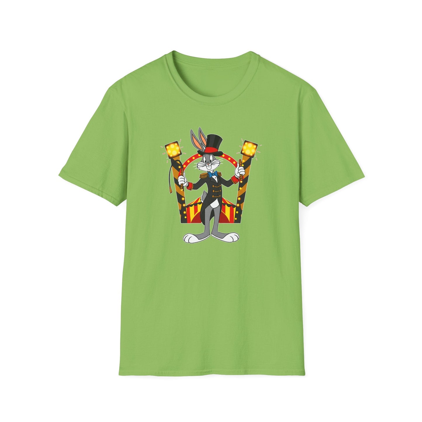 Bugs Bunny T Shirt Unisex Cartoon Tee Gildan Softstyle 64000 Tee Comfort Cotton Fabric