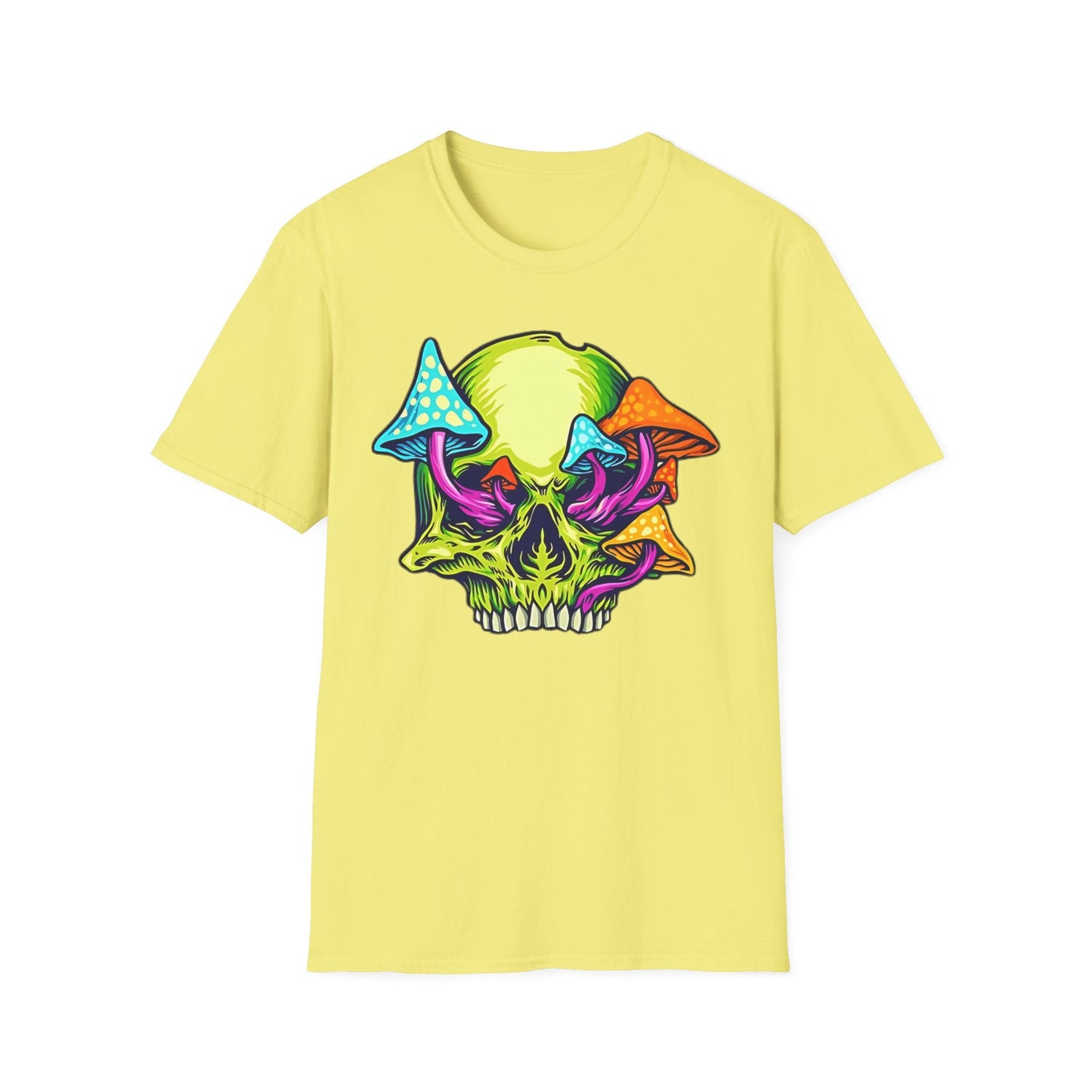 Skull Graphic Unisex Cotton T-shirt with Skeleton Artwork Design 19