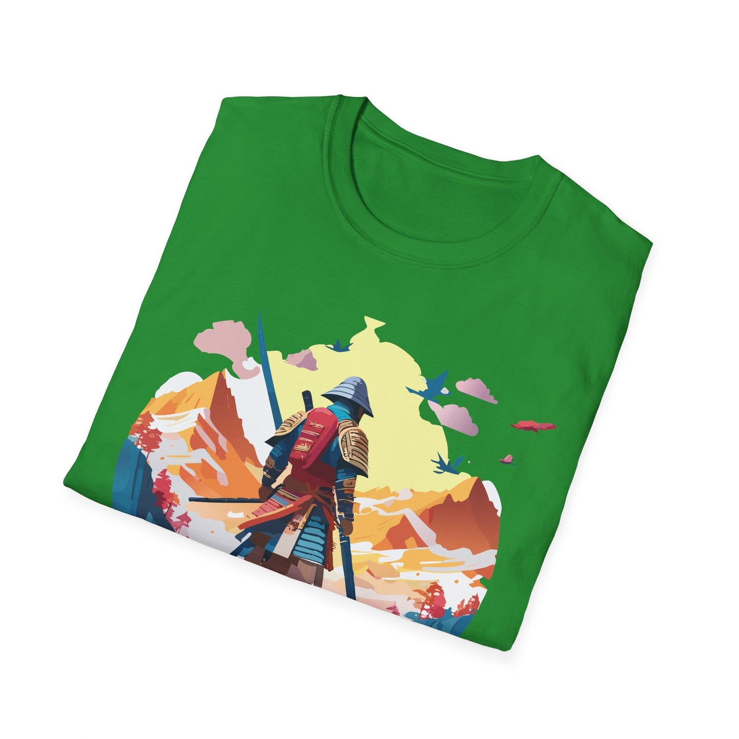 Samurai Shirt Unisex T Shirt Gildan Softstyle 64000 Cotton Tee For Everyday Comfort