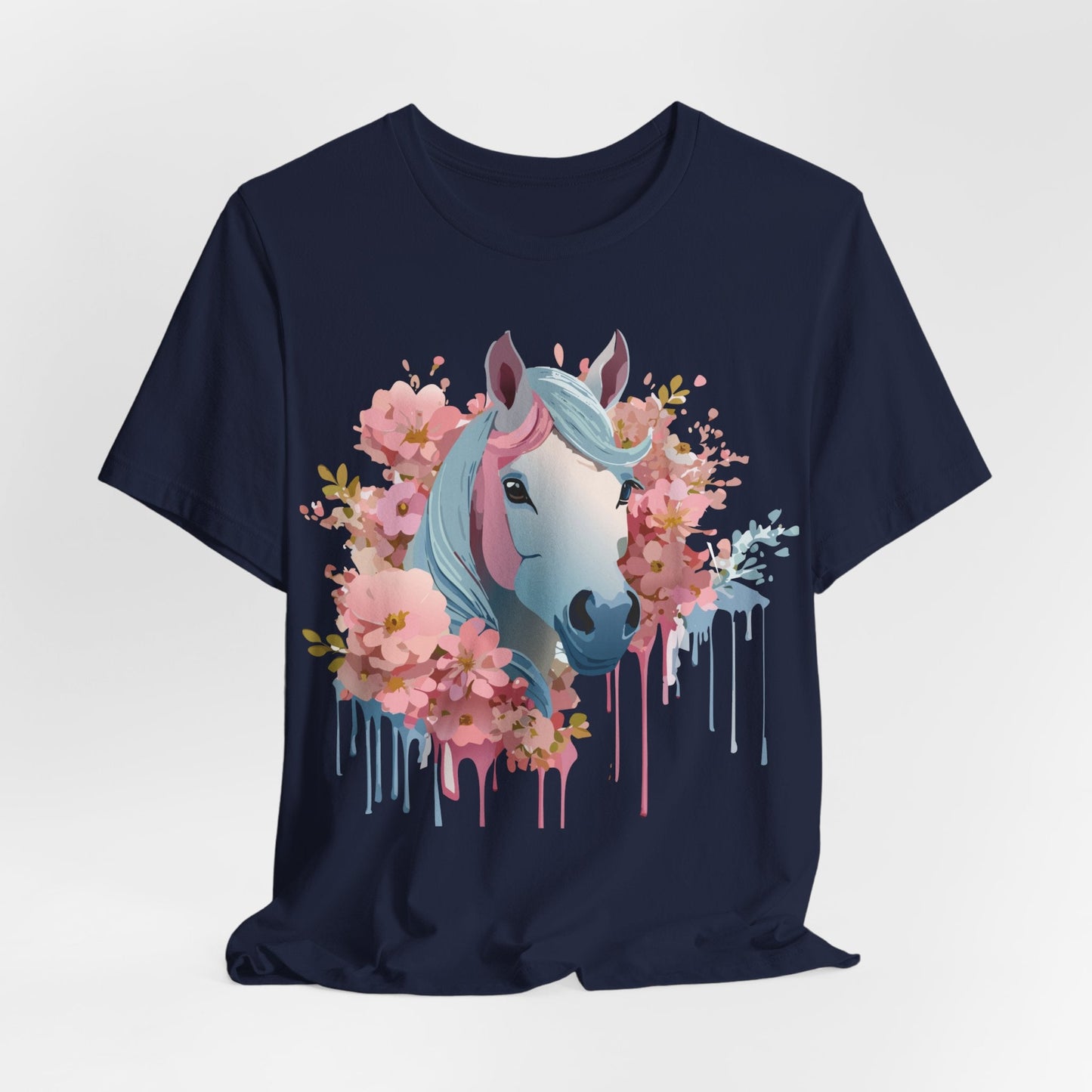 Horse Graphic Unisex 100 Cotton Vintage Animal Art T-Shirt 14