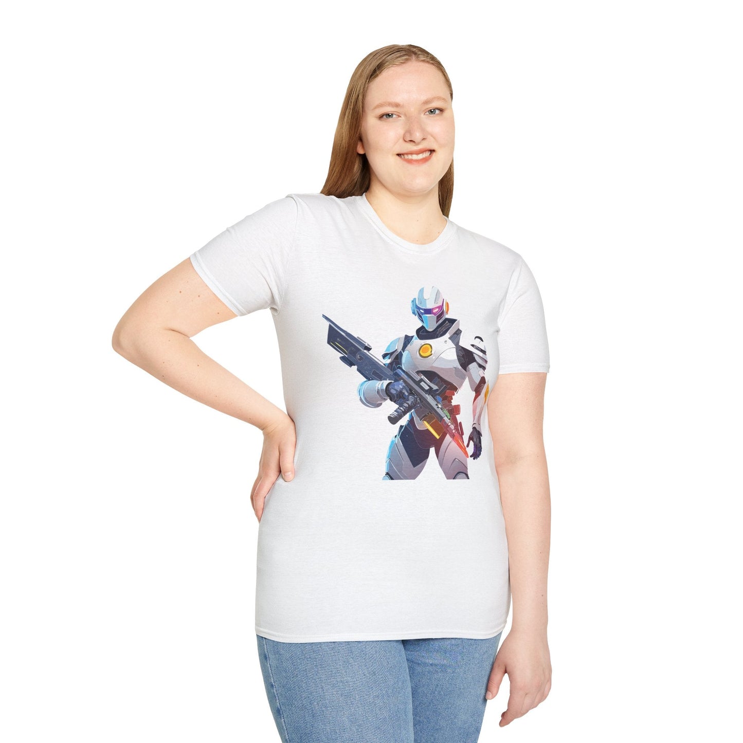 Unisex Robocop T Shirt Graphic With Classic Robocop Design Softstyle 100 Cotton Tee