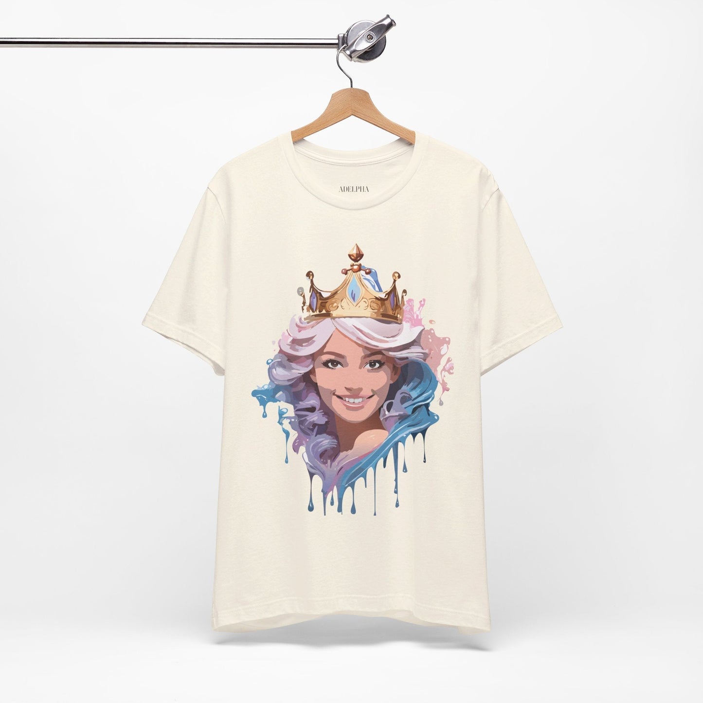 Queen Graphic Tee From Adelpha Vintage Inspired Art Design Unisex Jersey Short Sleeve
