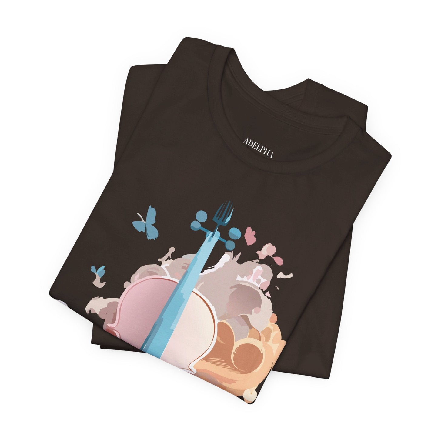 Music Graphic Unisex 100 Cotton Vintage Art with Musical Elements Tee 11