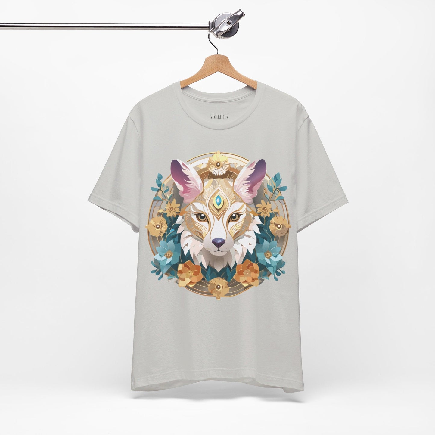 Medallion Graphic Unisex 100 Cotton Vintage Animal Medal Artwork Tee 84