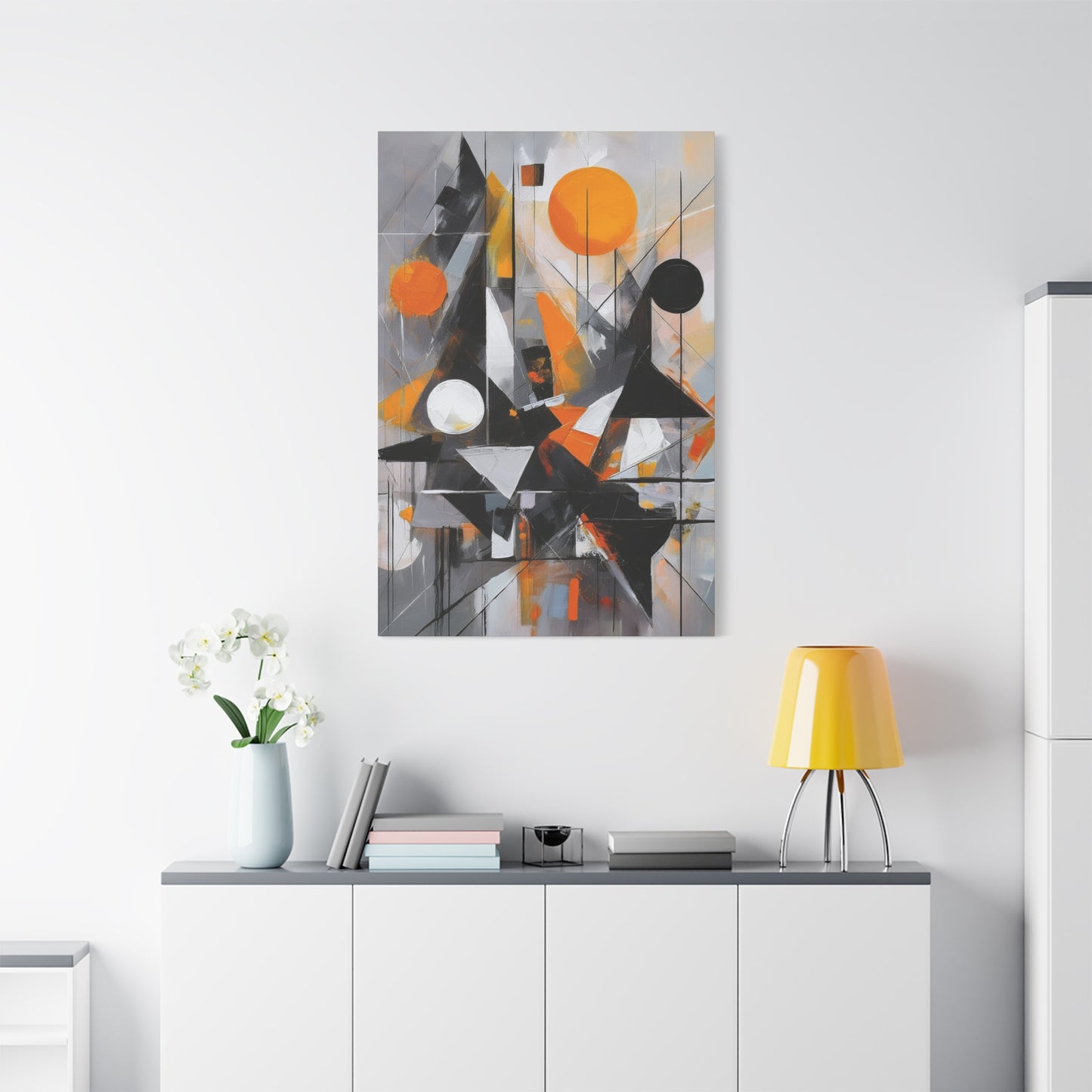 Abstract Oil Painting Print Canvas 20x24,20x30,24x30 24x32,24x36,30x40 32x48,36x48,40x60 Pine-Wood Inner Frame ABS-198