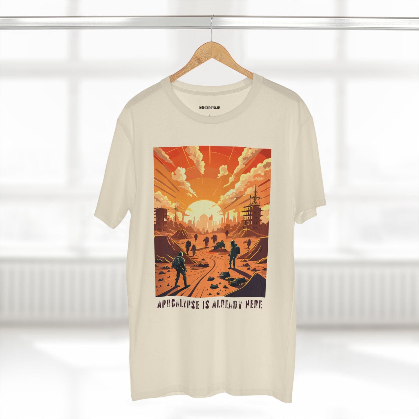 Cataclysm Doomsday Shirt Unisex Premium Cotton Tee With Original Art Retro2Nova Design