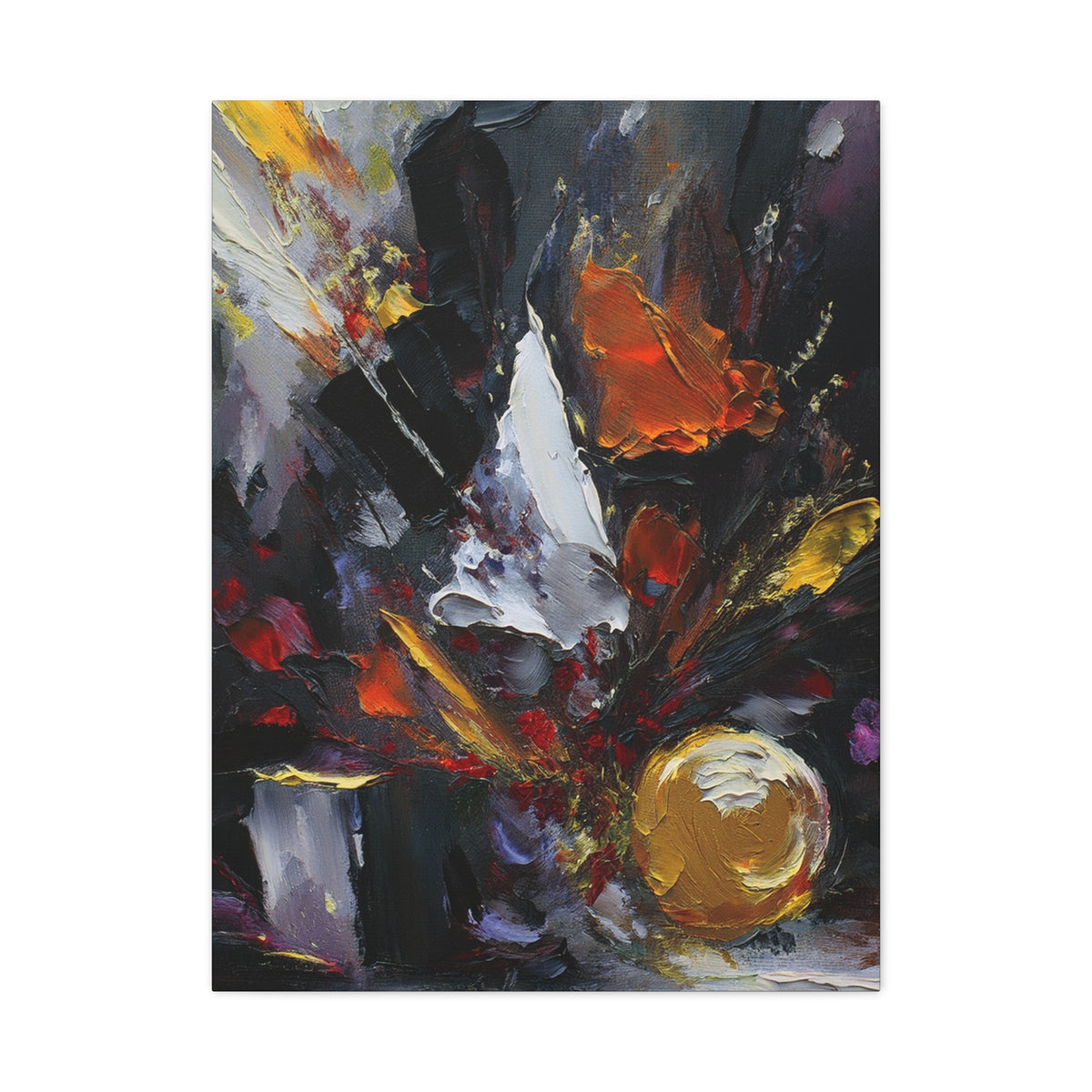 Abstract Oil Painting Print Canvas 20x24,20x30,24x30 24x32,24x36,30x40 32x48,36x48,40x60 Pine-Wood Inner Frame ABS-74
