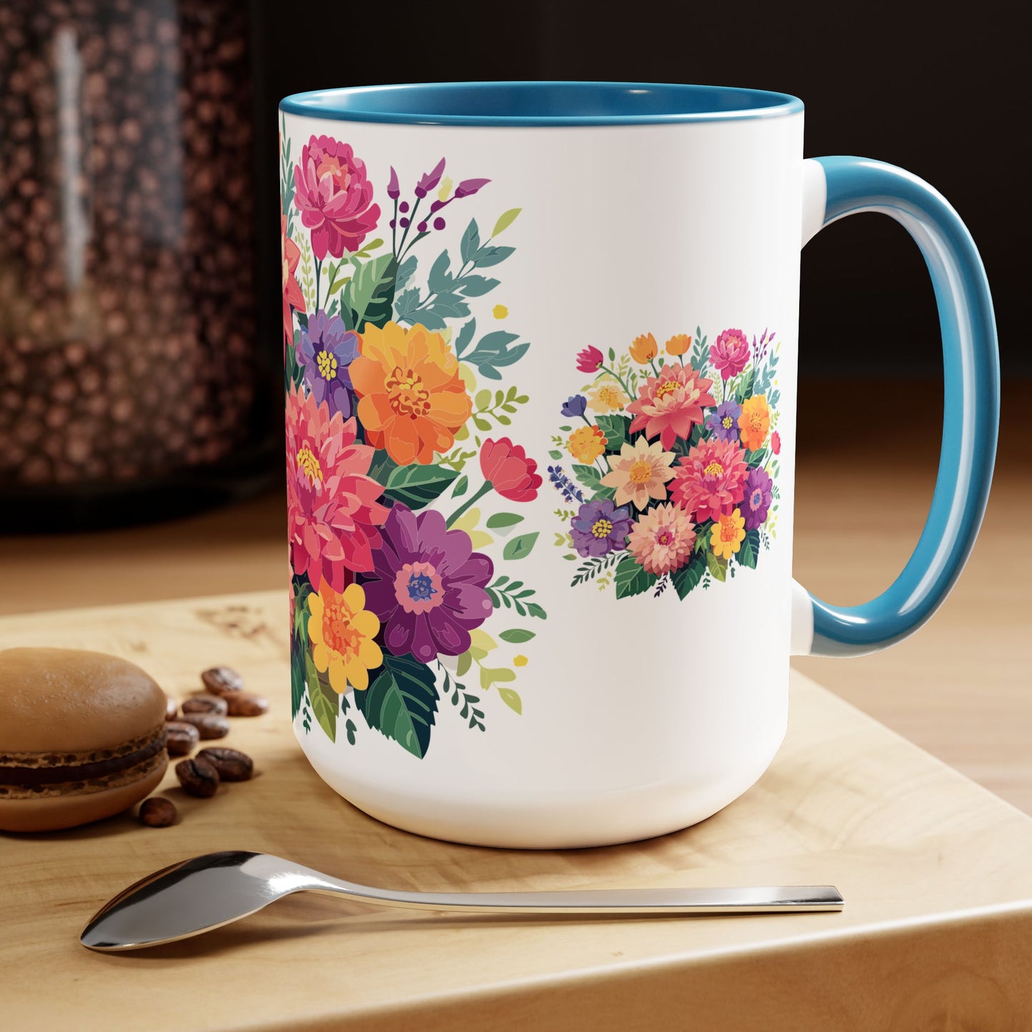 Floral Mug, Floral Cup