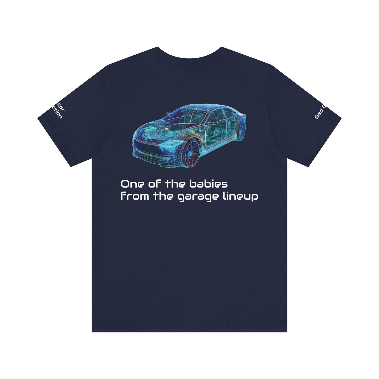 Car Graphic Tee Shirt For Auto Lovers 100 Percent Cotton Made In USA Eco Friendly Ink