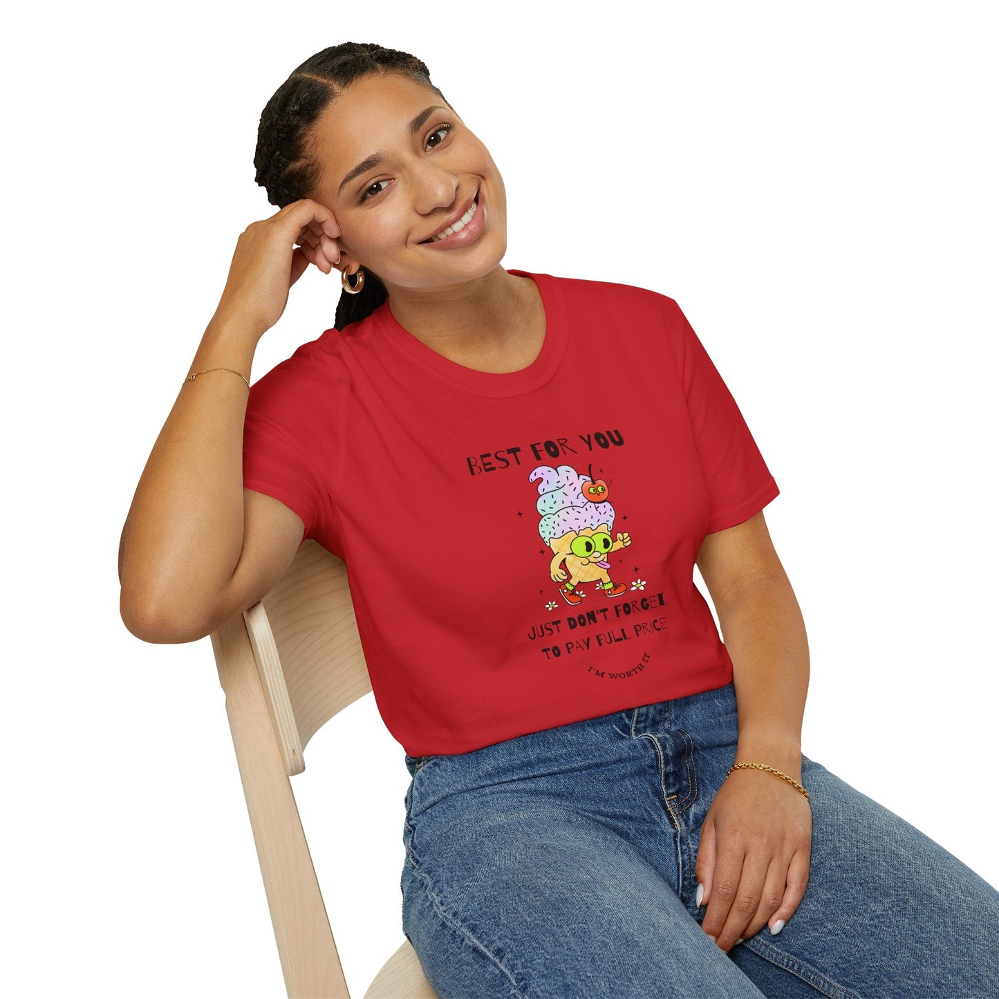 Funny Food T Shirts Unisex Softstyle Tee Cotton Gildan 64000 Short Sleeve Graphic Tee