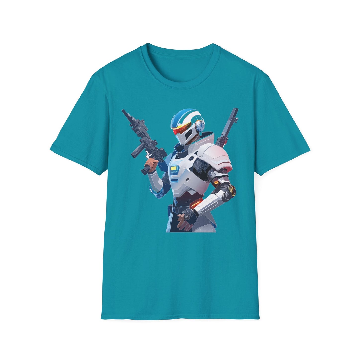 Robocop T Shirt Unisex Gildan Softstyle 64000 100 Percent Ring Spun Cotton Tee Premium