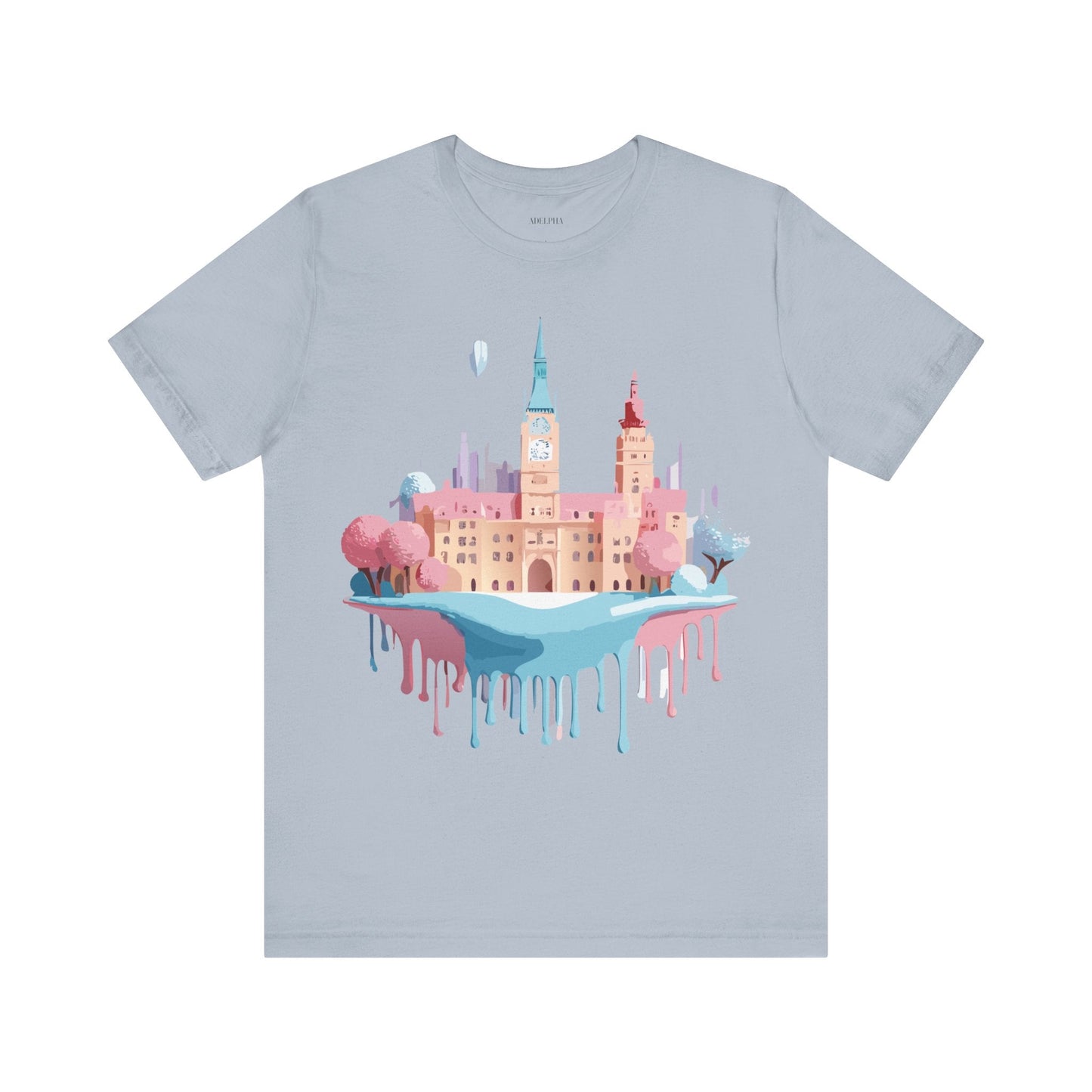 Tourist Shirt Prague Graphic Tee Unisex Jersey Short Sleeve Vintage Style Adelpha