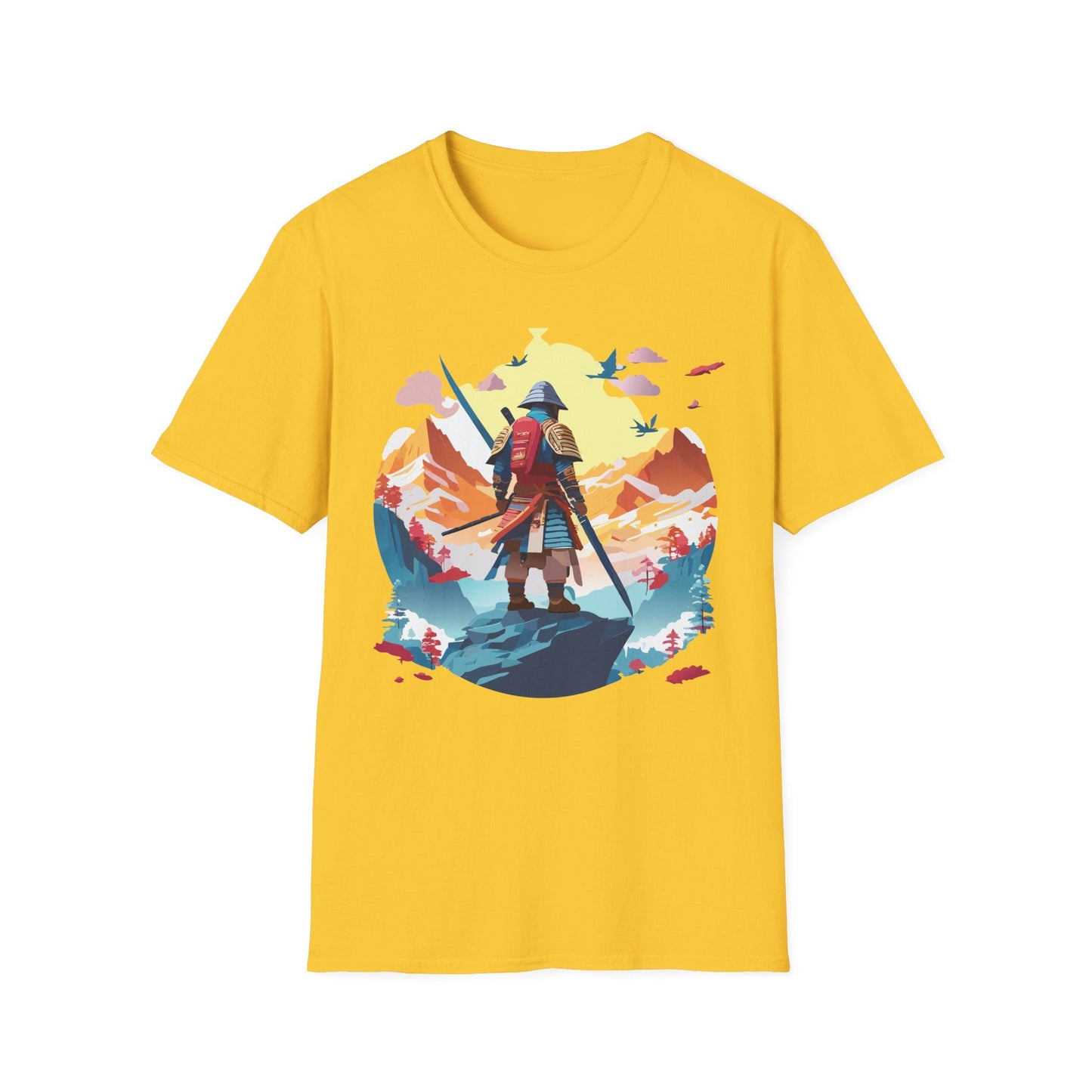 Samurai Shirt Unisex T Shirt Gildan Softstyle 64000 Cotton Tee For Everyday Comfort