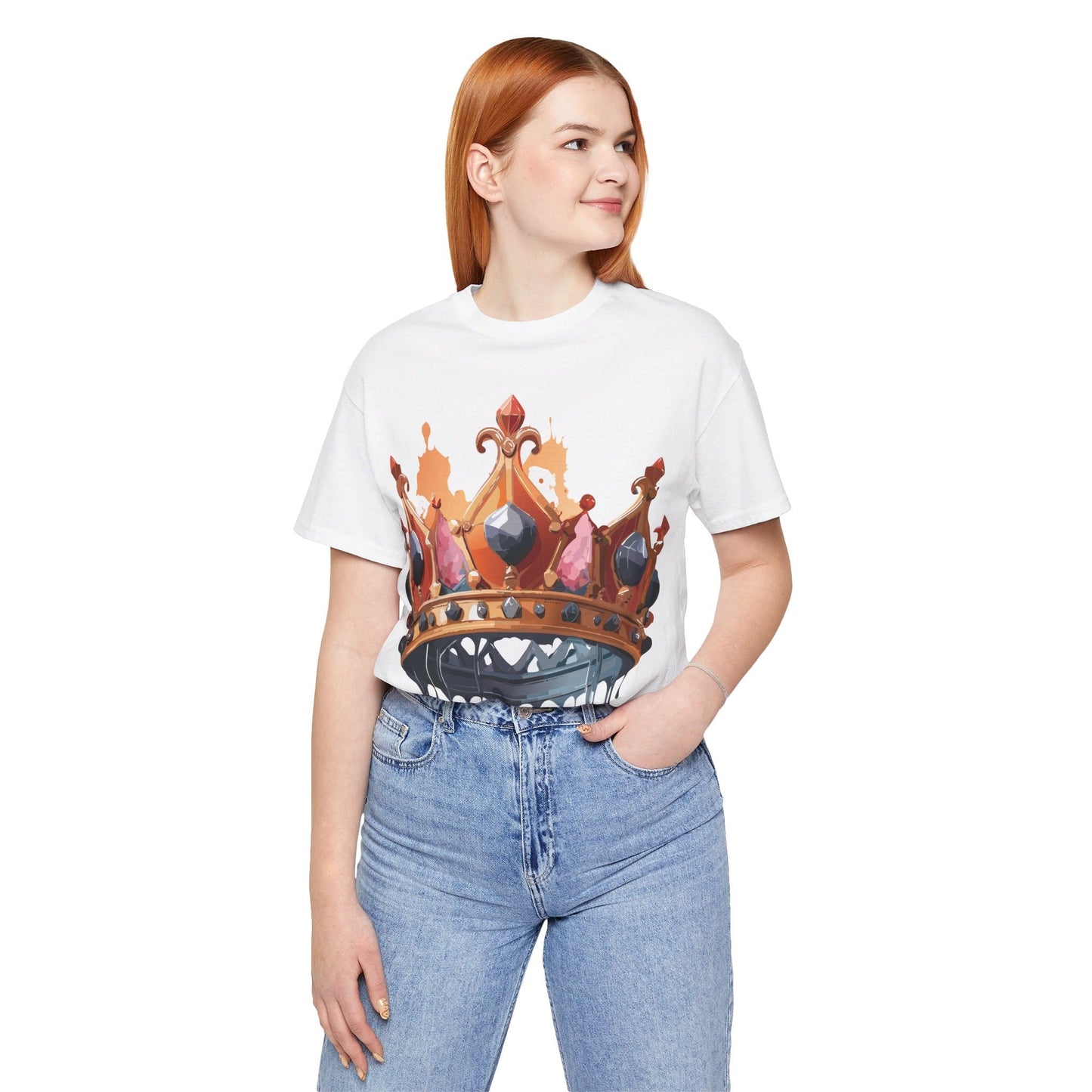 Crown Graphic Unisex 100 Cotton Vintage Artwork Tee 10