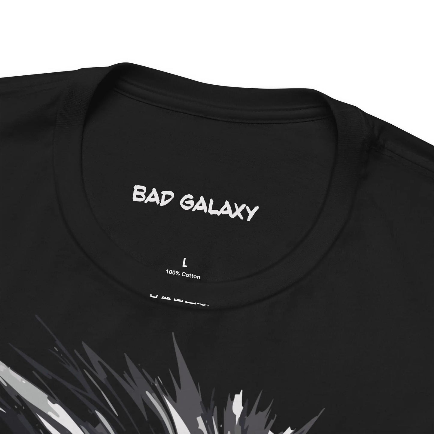 Bad Galaxy Punk Rock Tee Shirt Lightweight Fabric Made To Order 100 Percent Cotton Eco Friendly Inks
