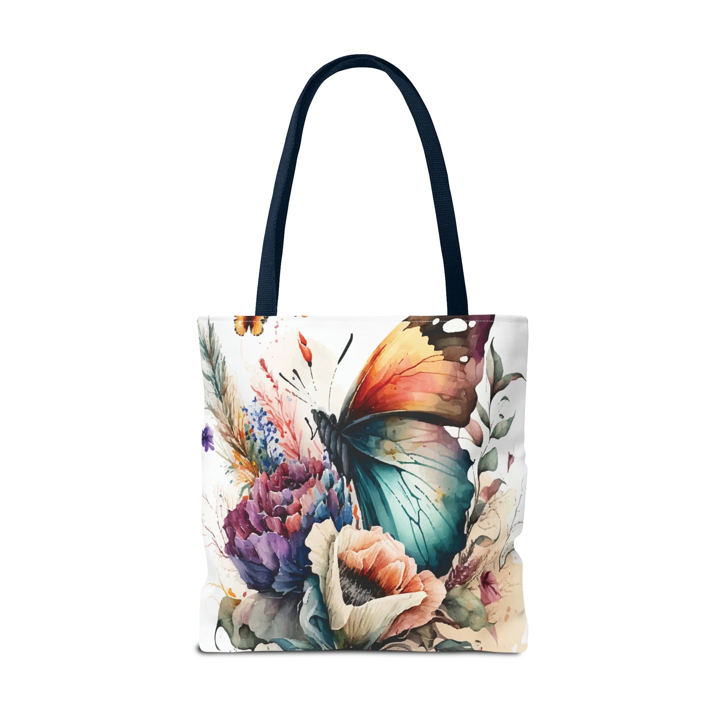 Canvas Bag with Butterfly Prints