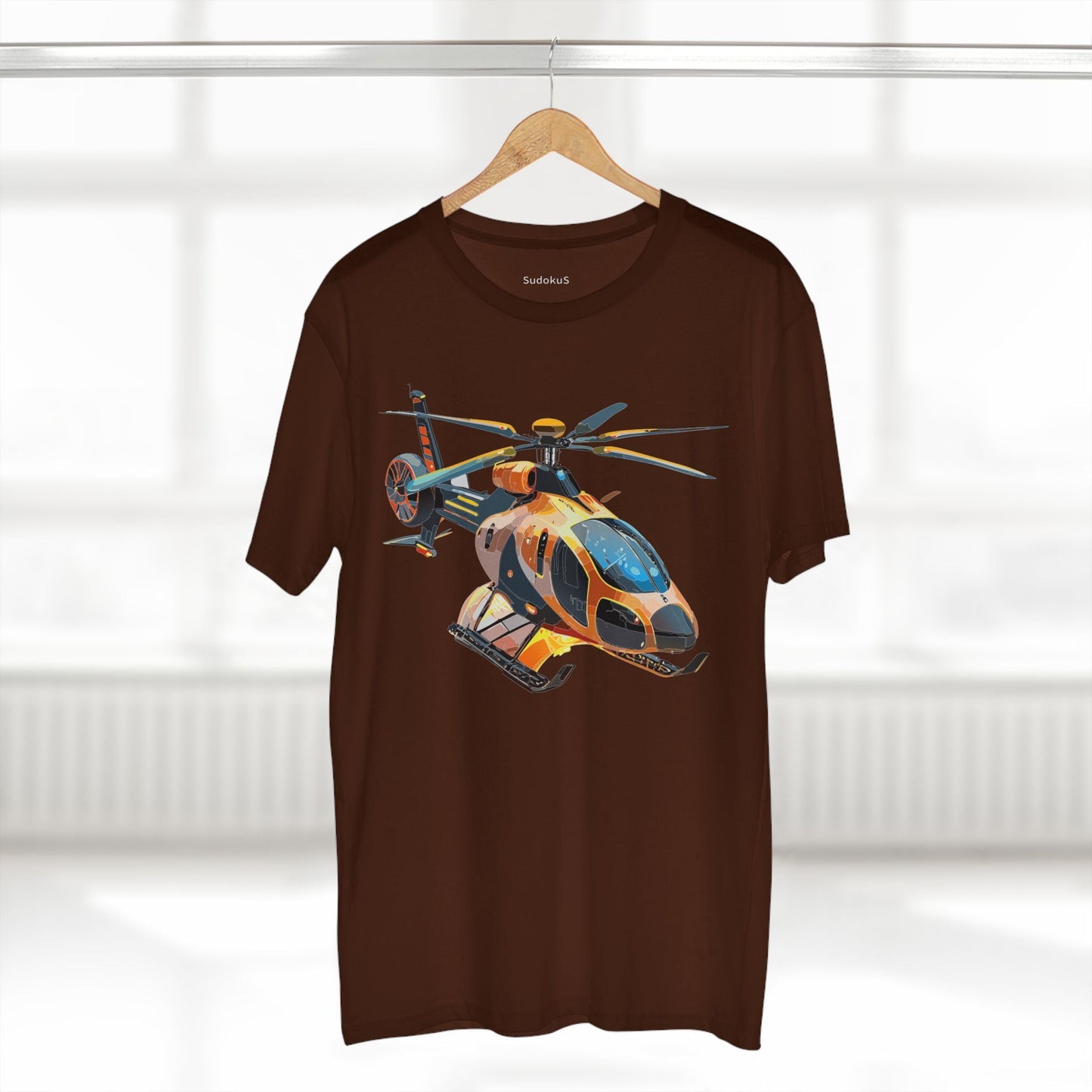 Chopper Graphic Unisex 100 Cotton Staple Tee 6