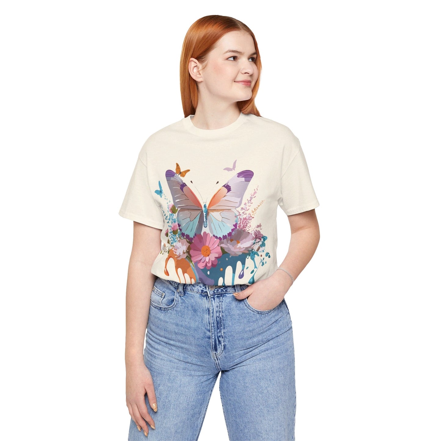 Butterfly Graphic Tee Adelpha Vintage Inspired Unisex Short Sleeve Shirt