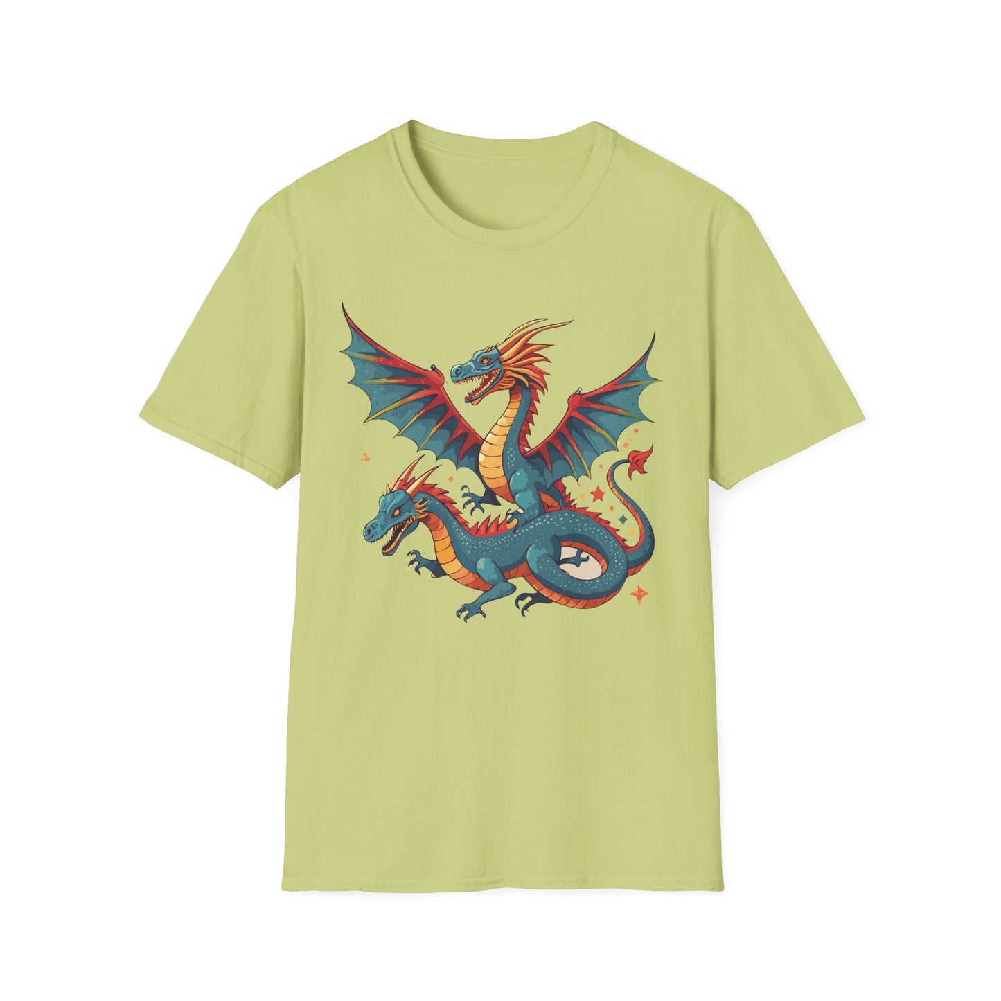 Dragon Graphic Unisex 100 Cotton Tee with Animal Artwork Design 13