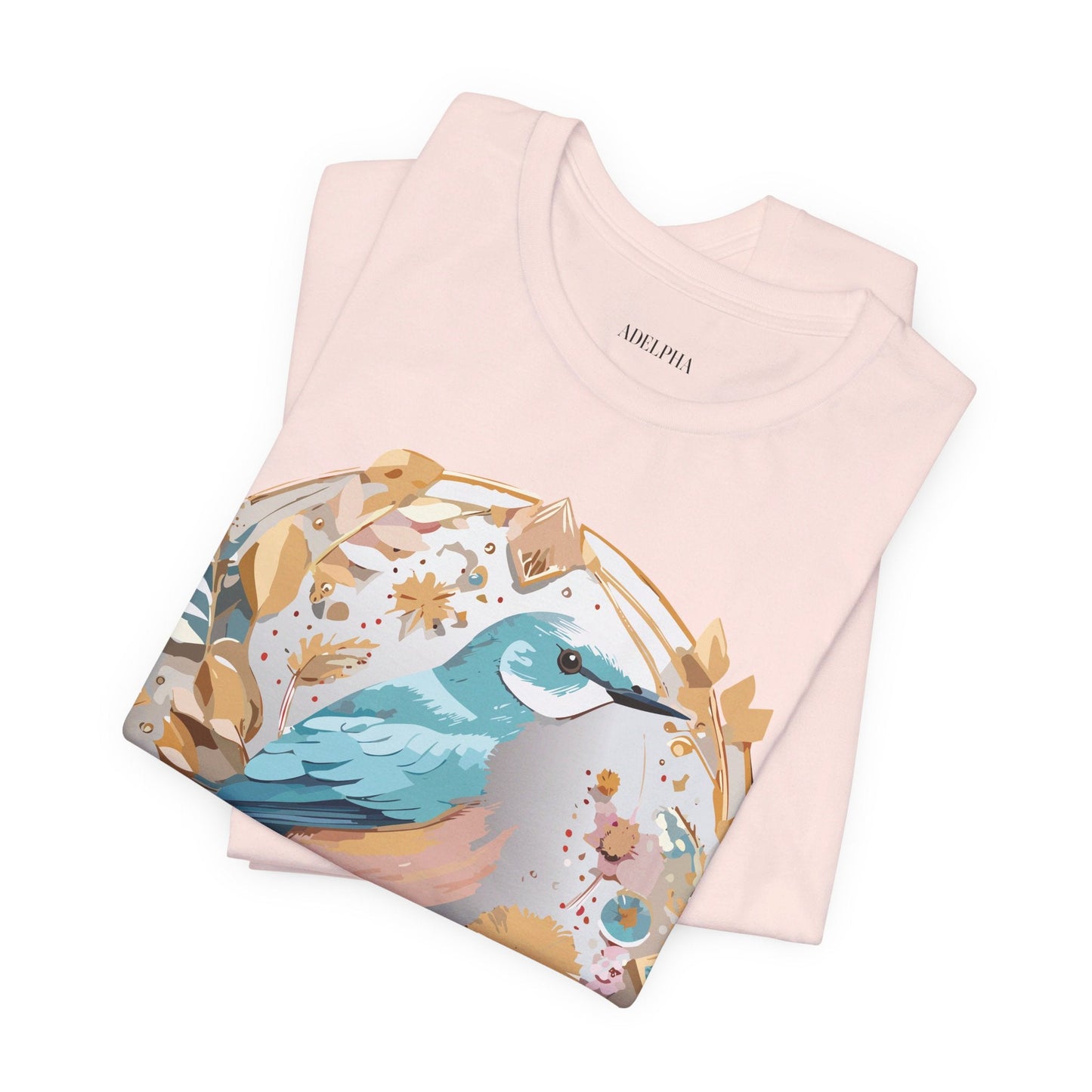 Adelpha Medallion Shirt Unisex Graphic Tee With Vintage Inspired Artwork Short Sleeve Jersey