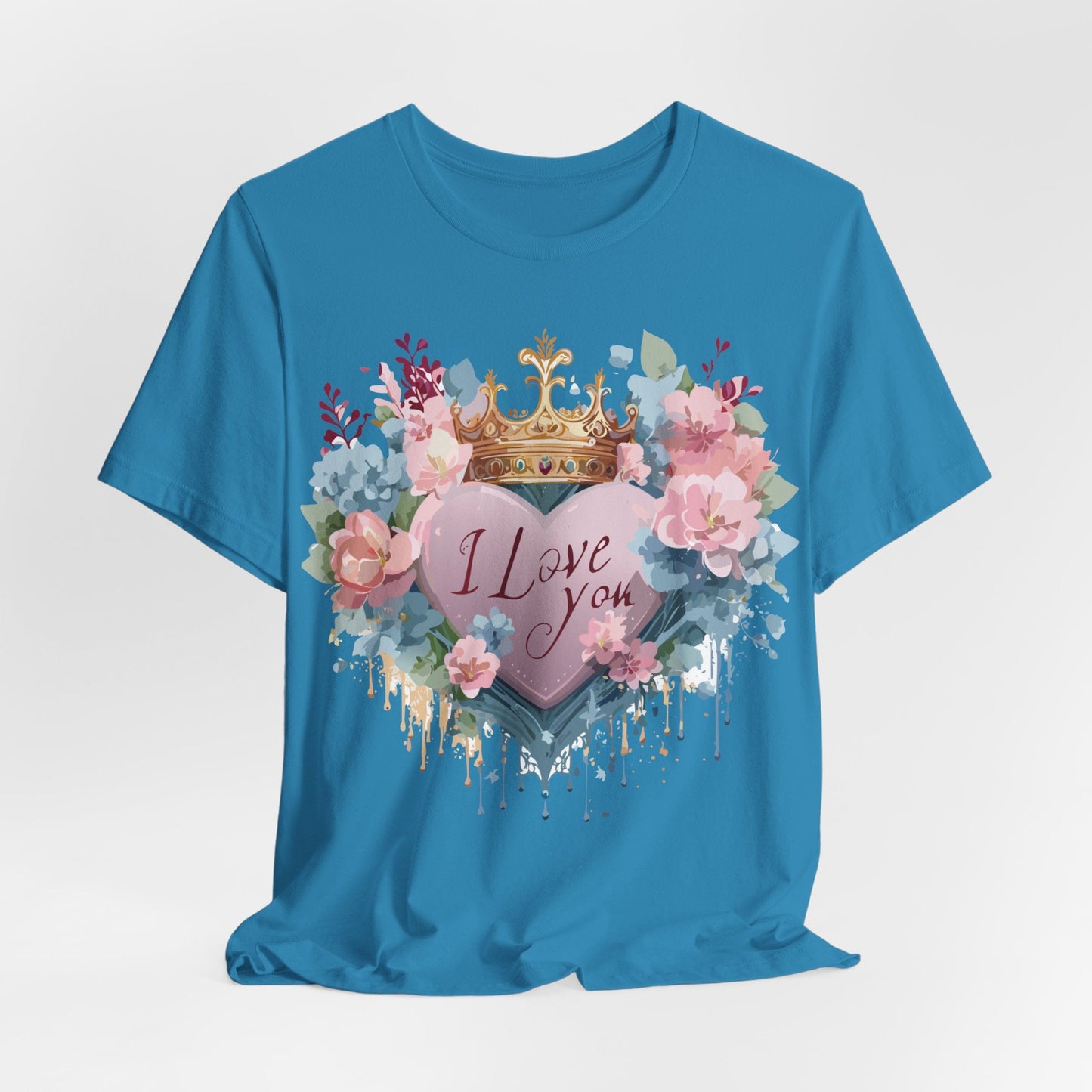 Valentine Graphic Tee Unisex Short Sleeve Jersey Shirt Adelpha Vintage Art Design