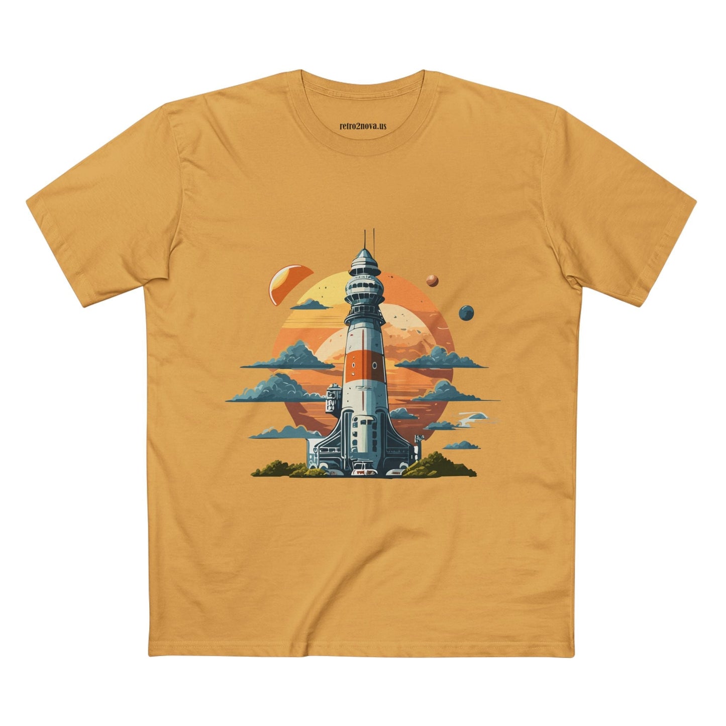 Cosmos Shirt CS3 Unisex Premium Cotton Tee With Original Art Design By Retro2Nova