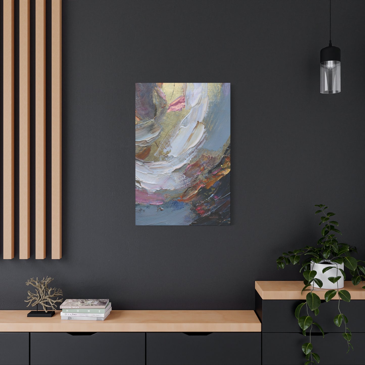 Abstract Oil Painting Print Canvas 20x24,20x30,24x30 24x32,24x36,30x40 32x48,36x48,40x60 Pine-Wood Inner Frame ABS-87