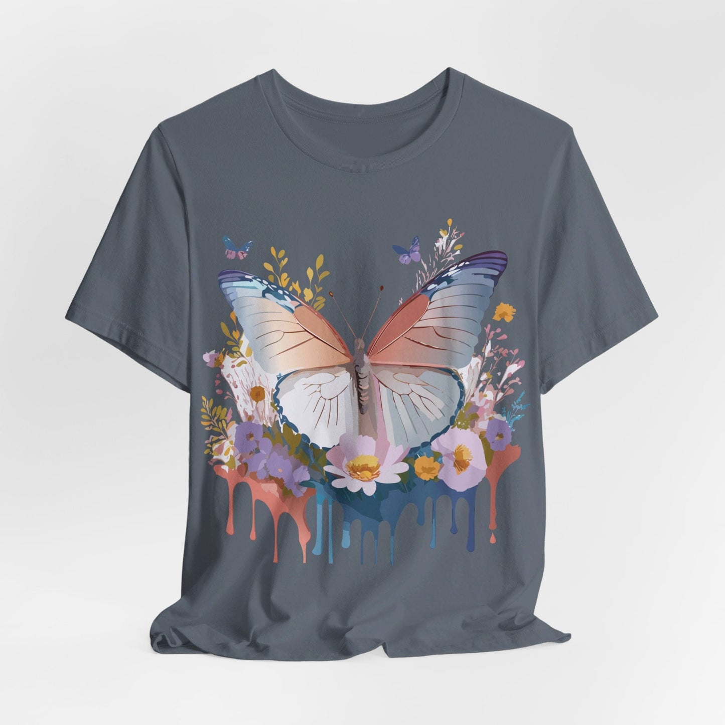 Adelpha Butterfly Graphic T Shirt Unisex Vintage Inspired Short Sleeve Tee