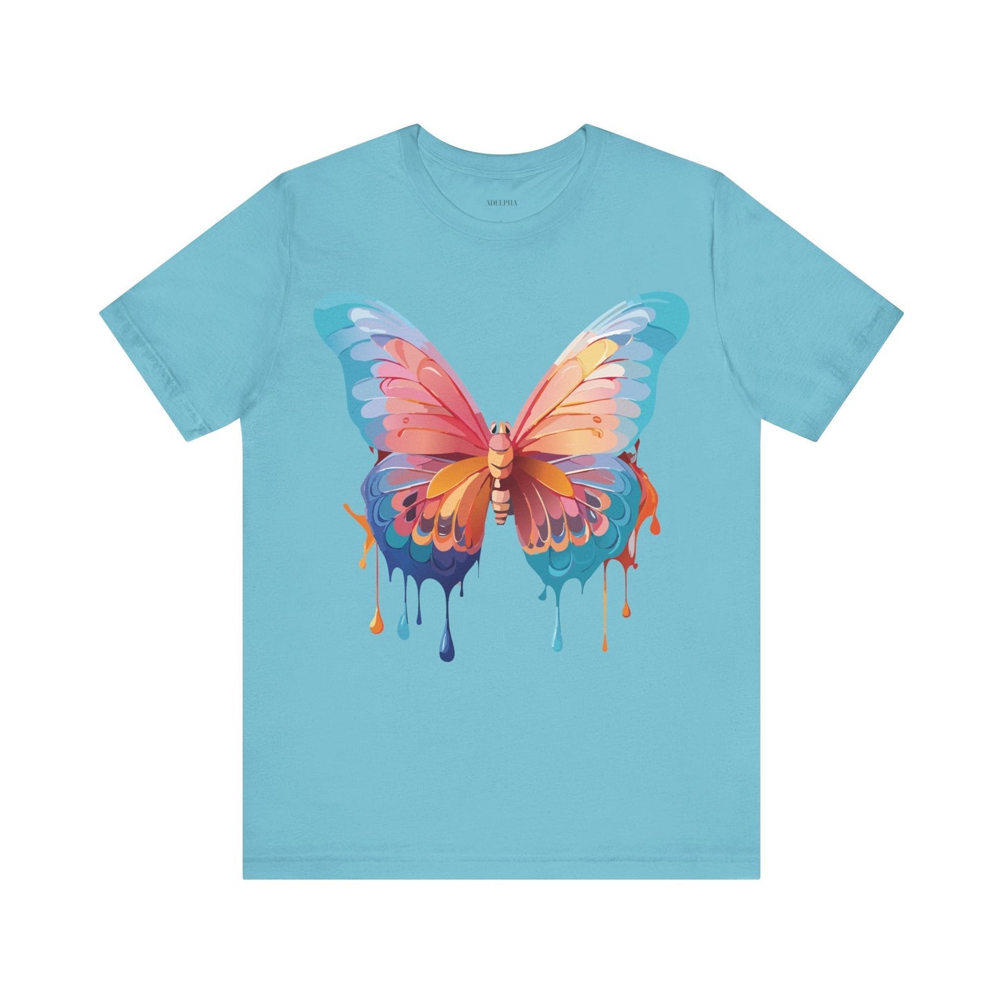 Butterfly Graphic Tee By Adelpha Unisex Short Sleeve Jersey Shirt