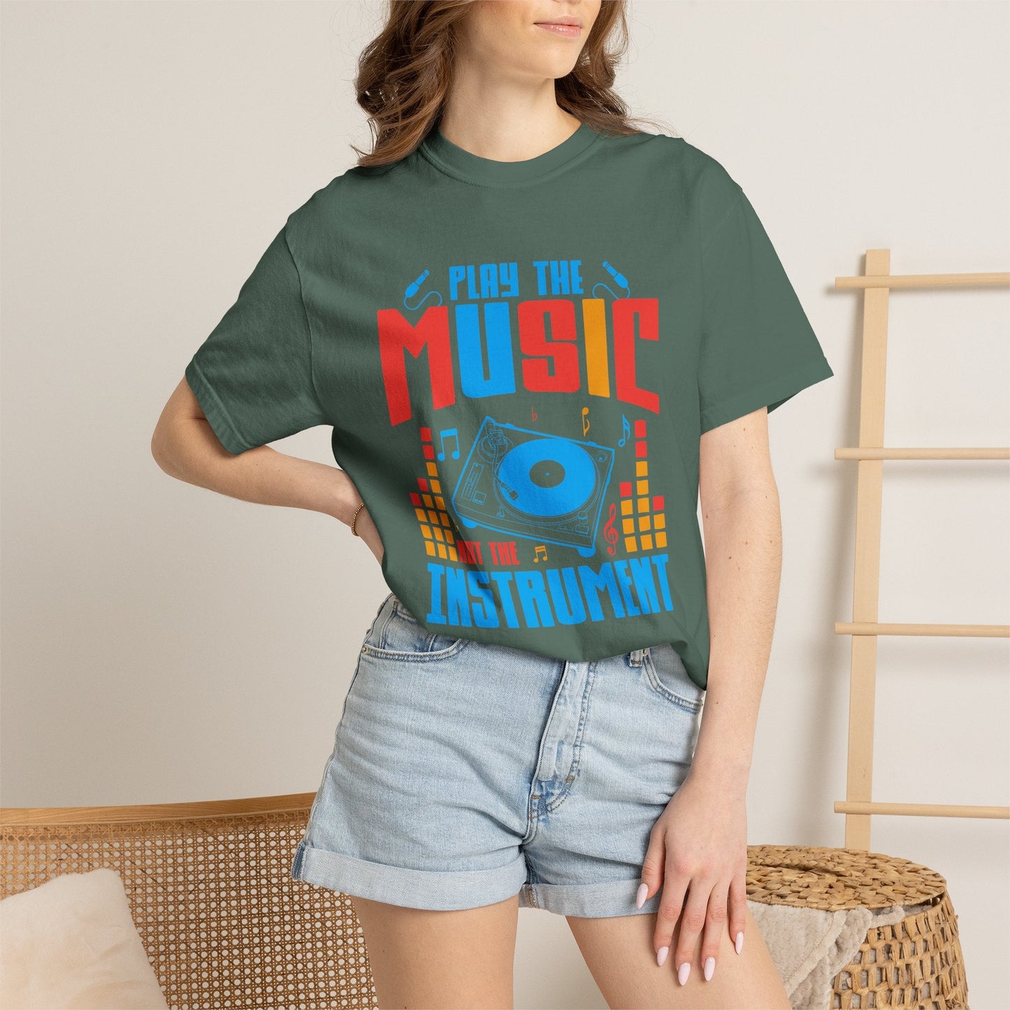 Music Graphic Design Unisex Cotton T-shirt 017