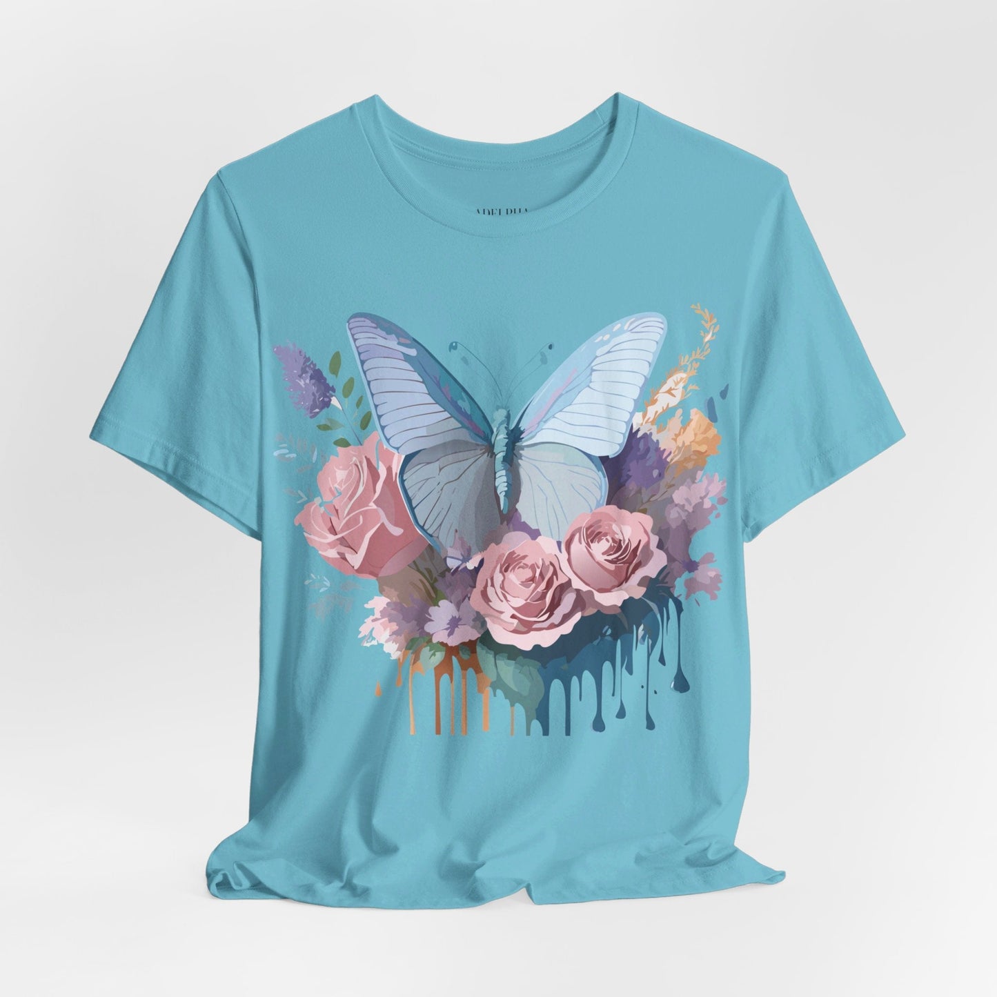 Butterfly Graphic Tee Unisex Jersey Shirt Adelpha Vintage Art Design