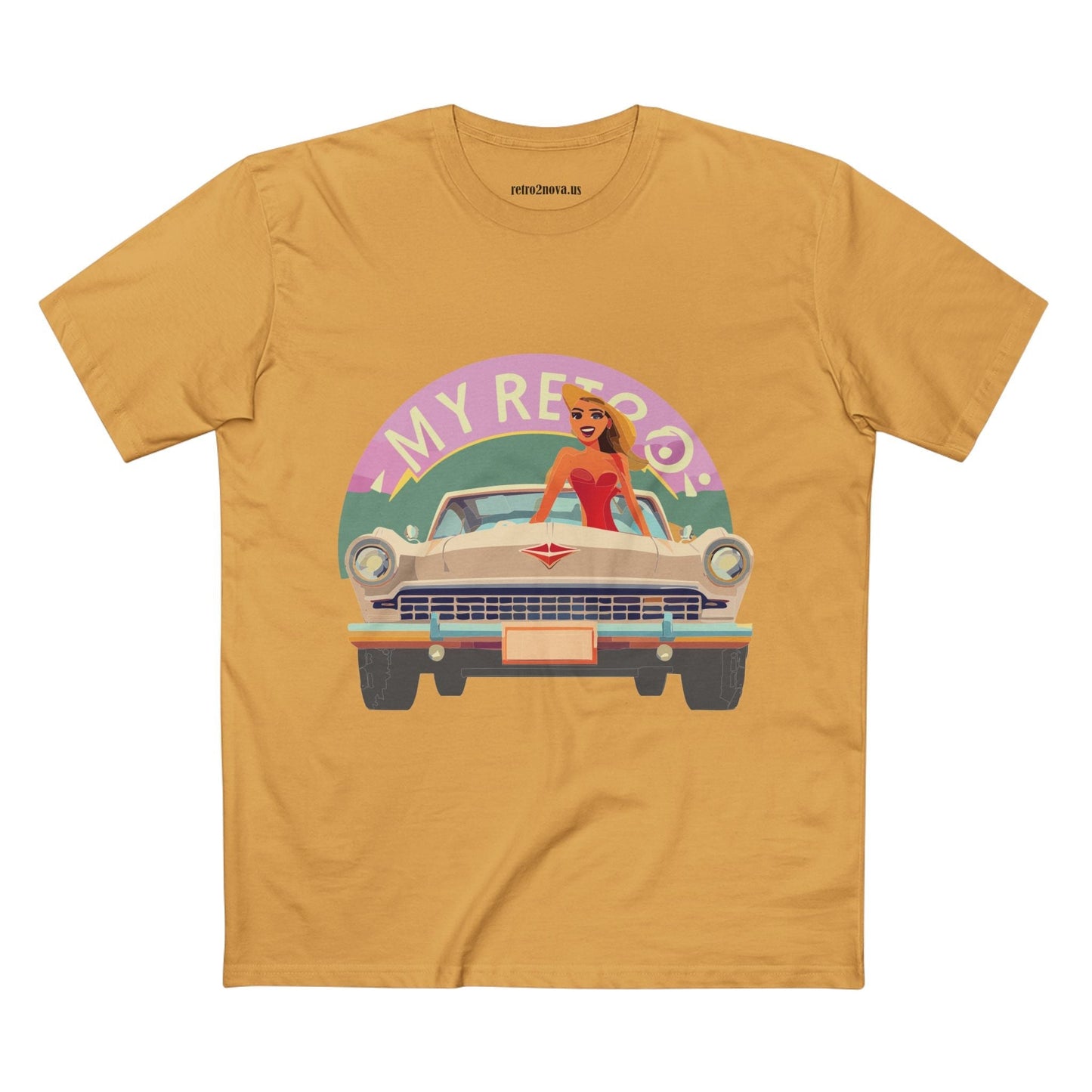 RC27 Retro Car Shirt Unisex Premium Cotton Tee With Original Art Design Retro2Nova Art Collection